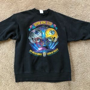 Vintage Green Bay Packers, New England Patriots Crewneck Size XL